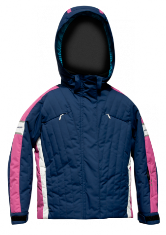 Детская горнолыжная куртка  HYRA.   Арт. HJG2379-48 darken-blue 