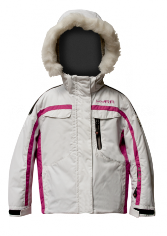 Детская горнолыжная куртка  HYRA.   Арт.HJG2381-191 :white-fuxia