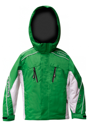 Детская горнолыжная куртка  HYRA.   Арт.HJG4375-24  grass-white