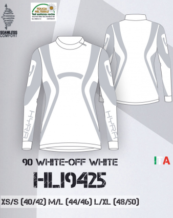 Термобелье женское-куртка  HYRA.   Арт: HLI9425 white off-white